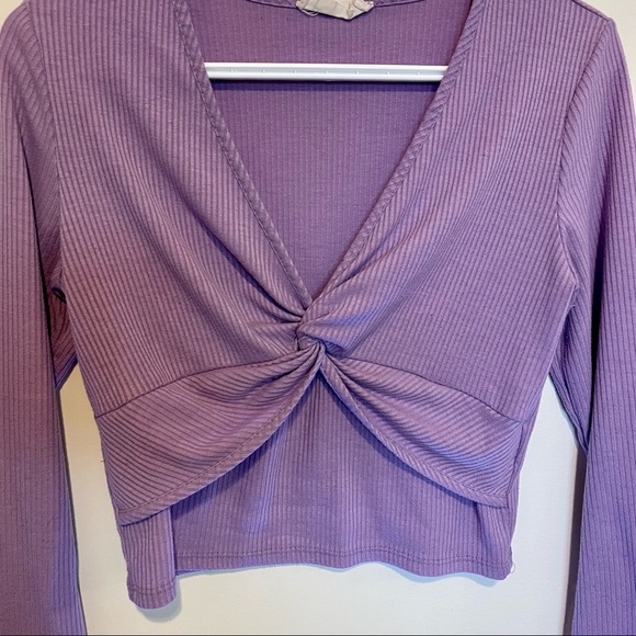 Purple long sleeve top - Picture 2 of 3